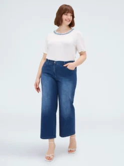 Jeans cropped full hotfix