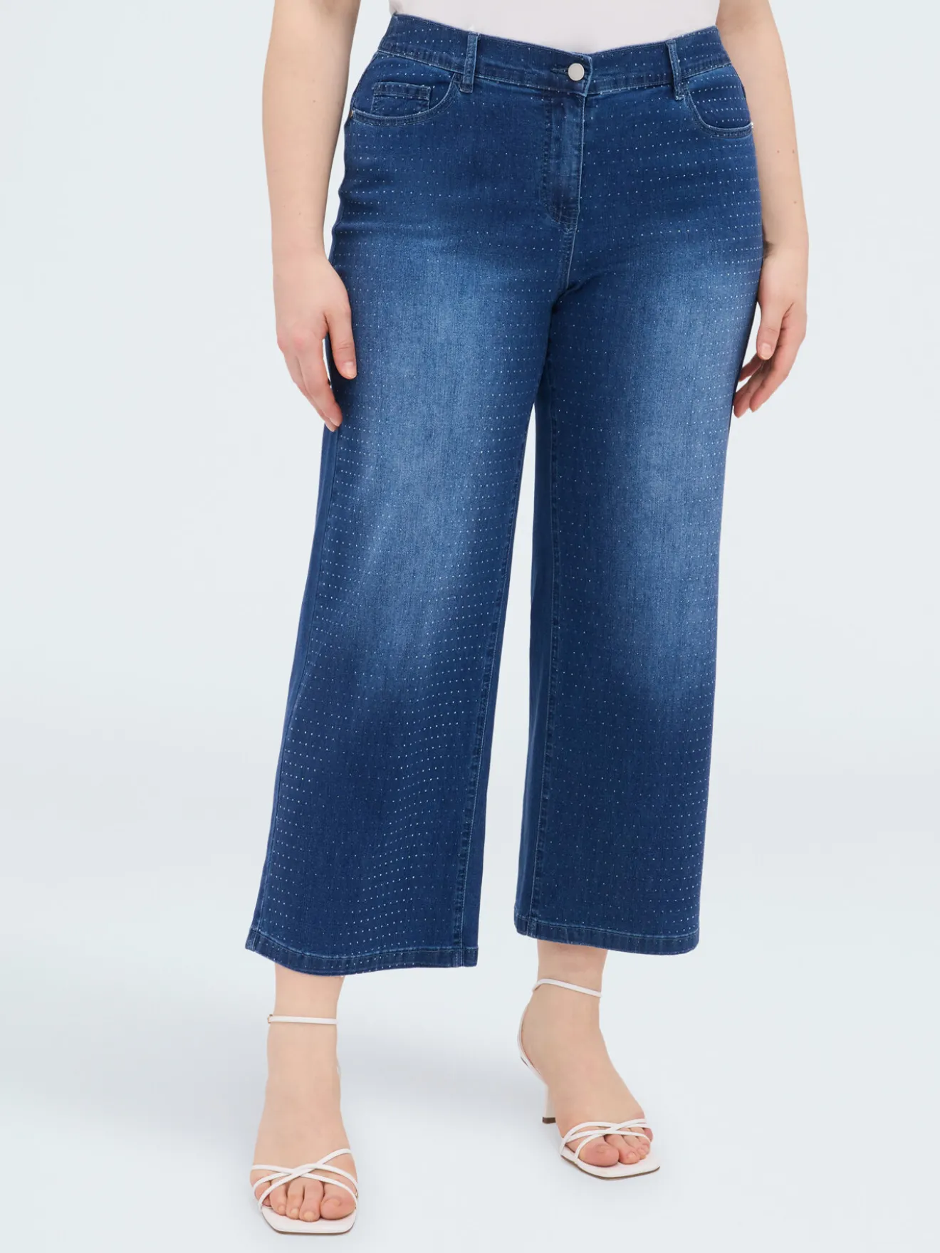 Jeans cropped full hotfix