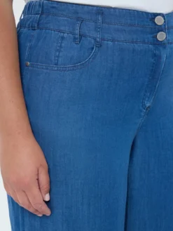 Jeans cropped in Tencel