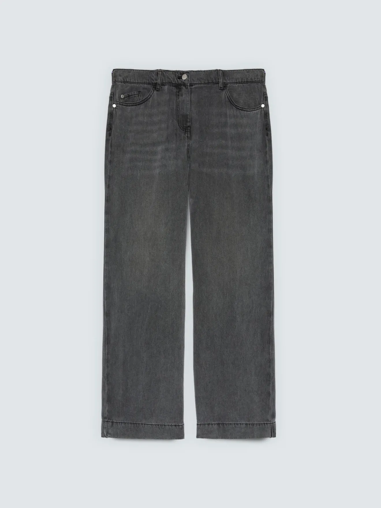 Jeans Regular grey washed
