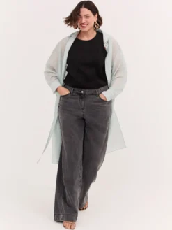 Jeans Regular grey washed