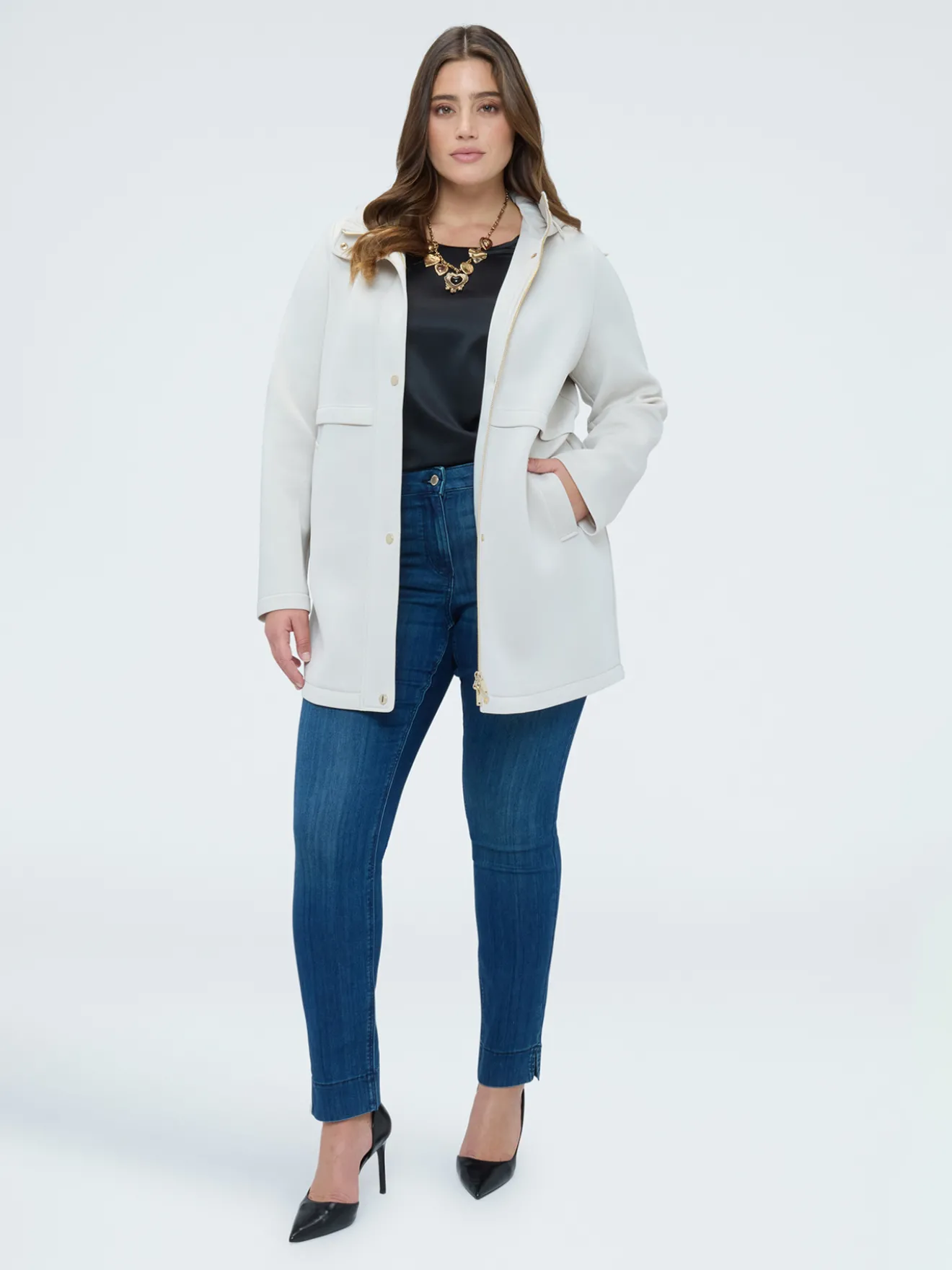 Jeans Skinny lavaggio blu effetto washed