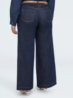 Jeans Wide Leg con cintura rimovibile