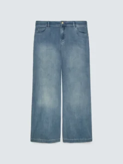Jeans Wide Leg in denim washed