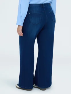 Jeans Wide Leg lavaggio blu