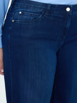 Jeans Wide Leg lavaggio blu