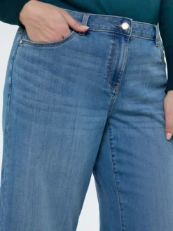 Jeans Wide Leg lavaggio light blue