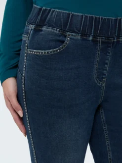 Jeggingseffetto washed con applicazioni