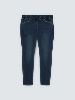 Jeggingseffetto washed con applicazioni