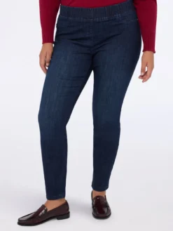 Jeggings in denim lavaggio scuro