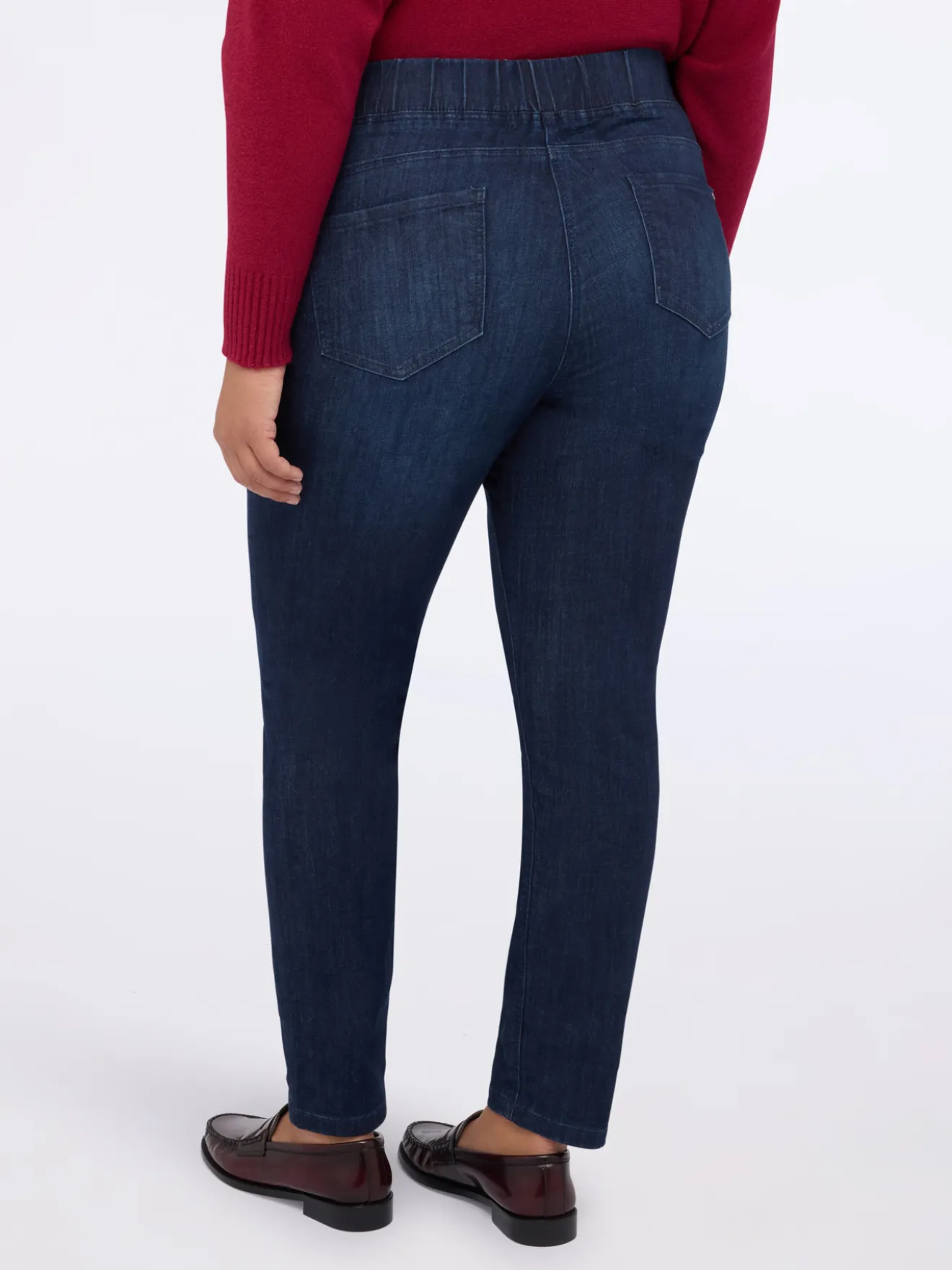 Jeggings in denim lavaggio scuro