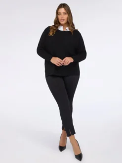Jeggings in denim misto cotone