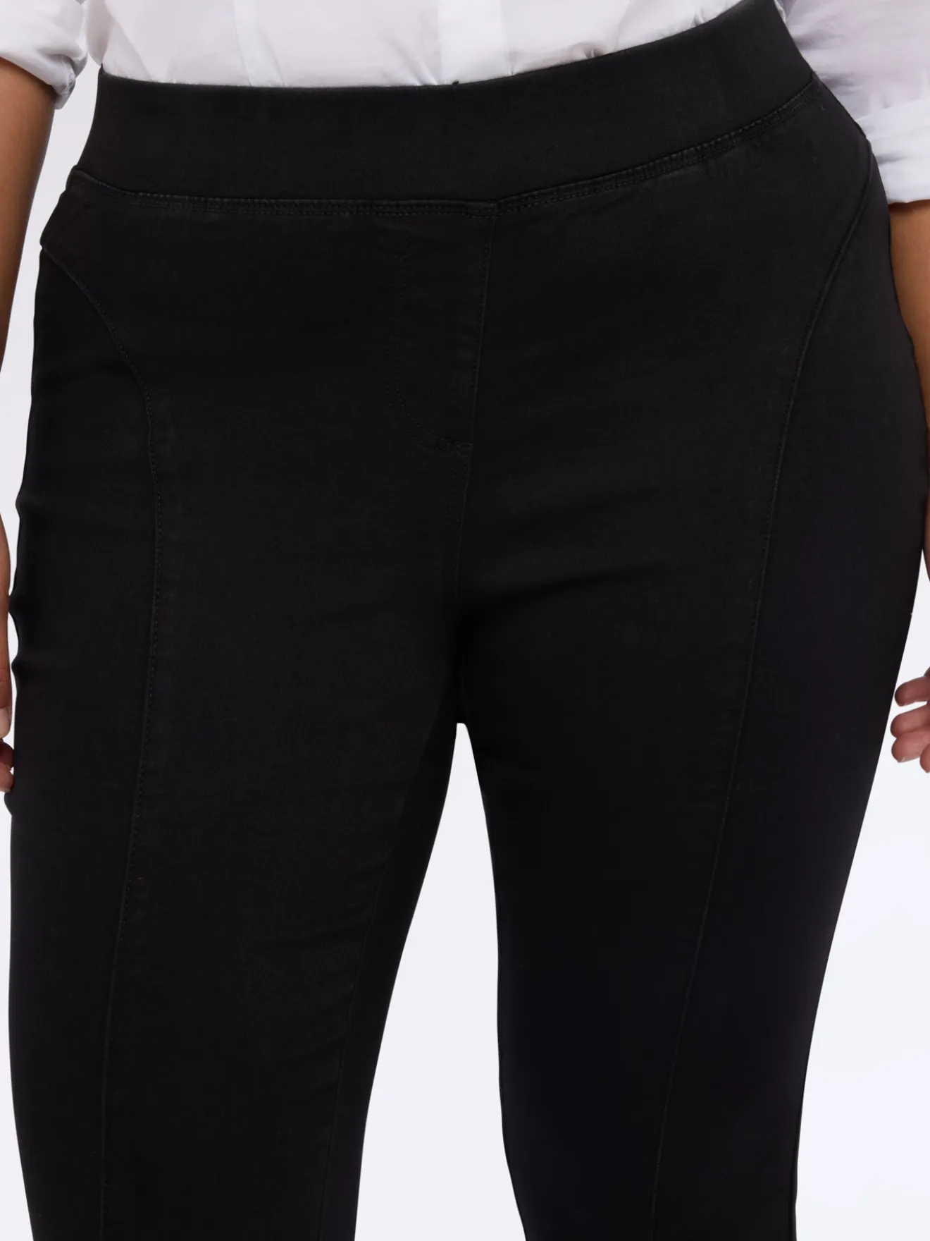 Jeggings in denim misto cotone