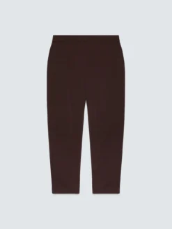 Jogger in tessuto stretch con risvolto