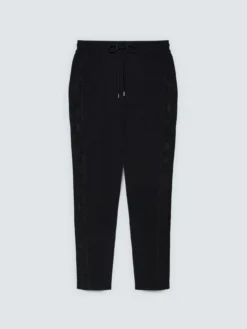 Joggers in cotone con bande laterali