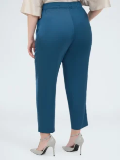 Joggers in raso stretch