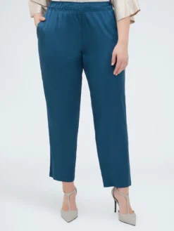 Joggers in raso stretch