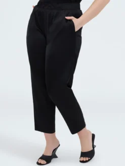 Joggers in raso stretch