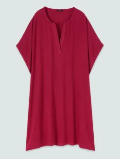 Kaftano chiuso in viscosa jacquard