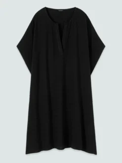 Kaftano chiuso in viscosa jacquard