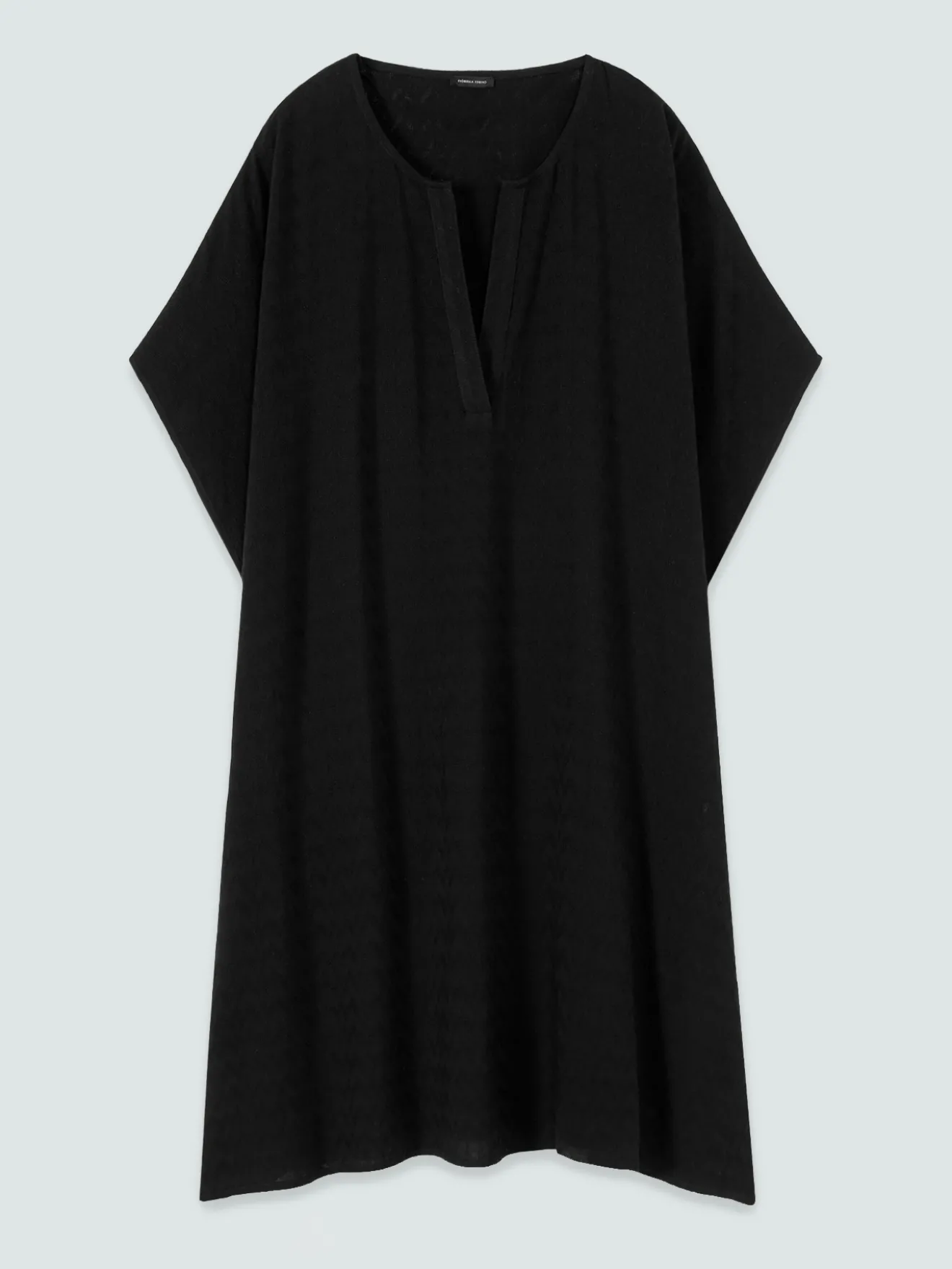 Kaftano chiuso in viscosa jacquard