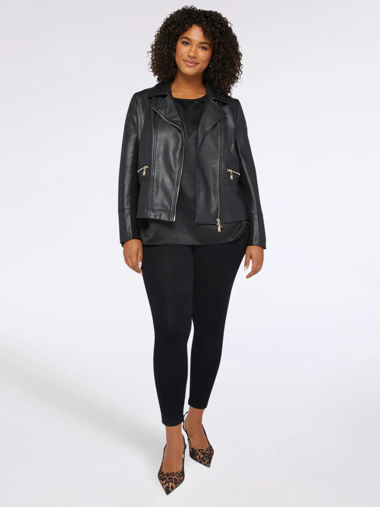 Leggings con vita elasticizzata
