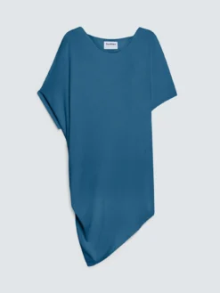 Maglia asimmetrica in misto viscosa
