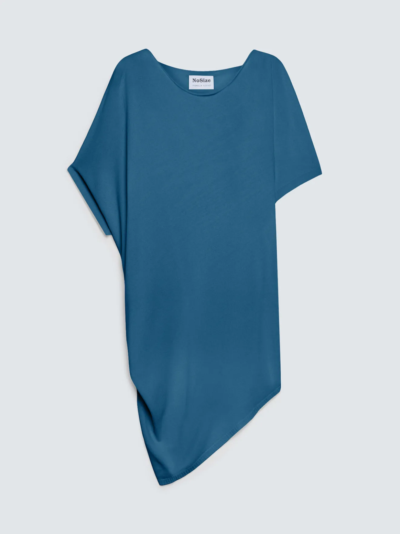 Maglia asimmetrica in misto viscosa