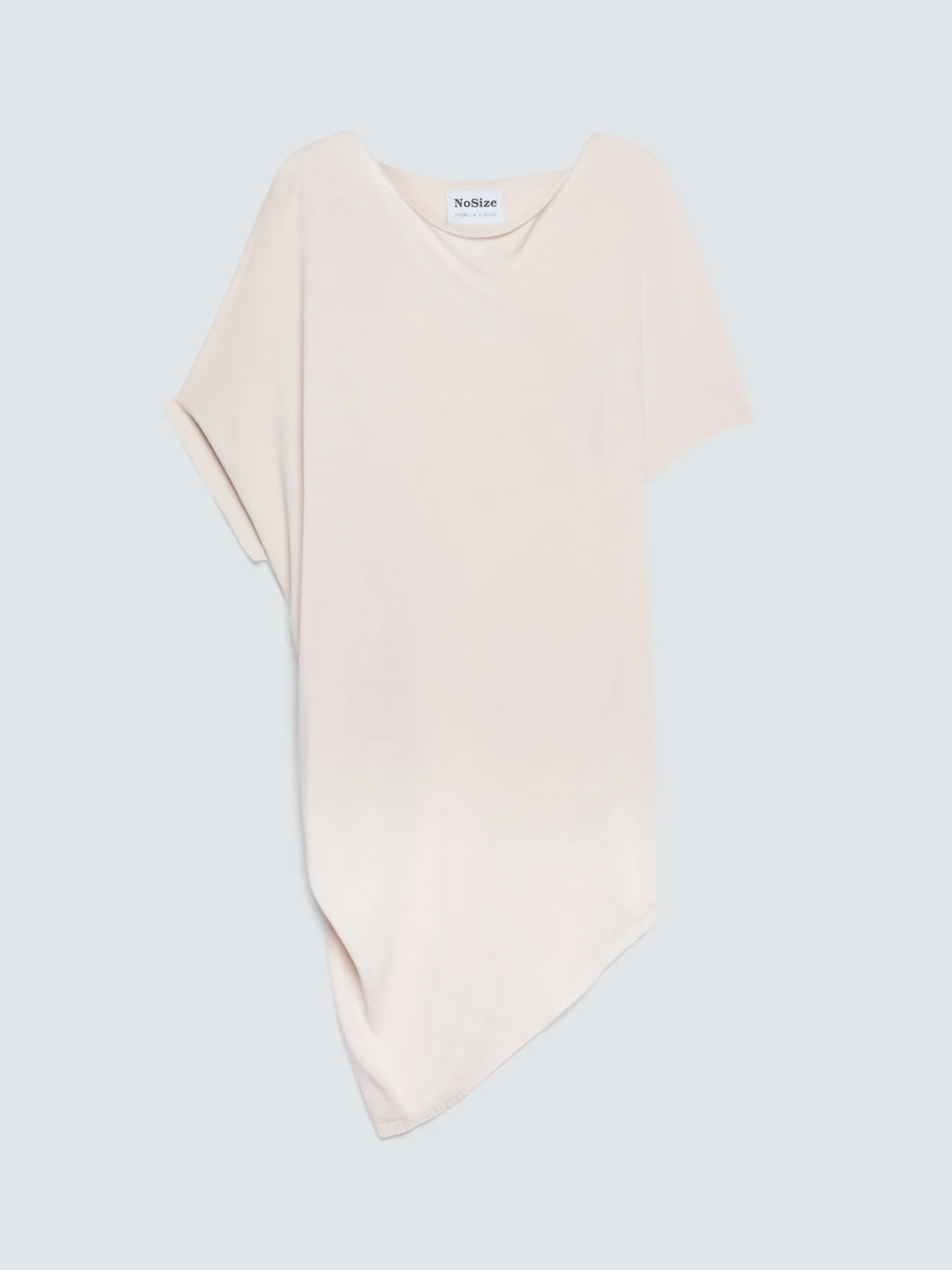 Maglia asimmetrica in misto viscosa