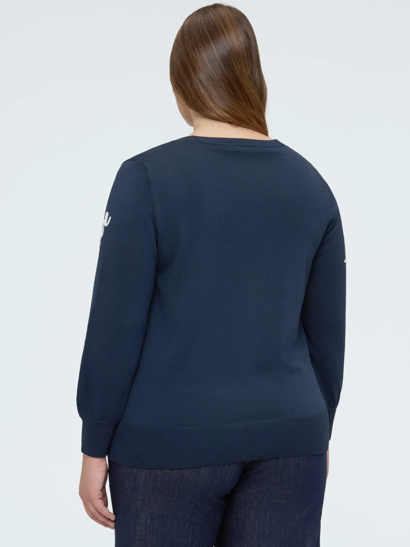 Maglia con ricamo love