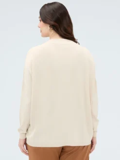Maglia fine con scollo a V