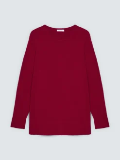 Maglia girocollo in misto viscosa