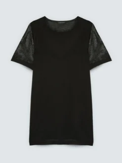 Maglia traforata in misto viscosa