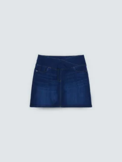 Minigonna in denim linea ad A