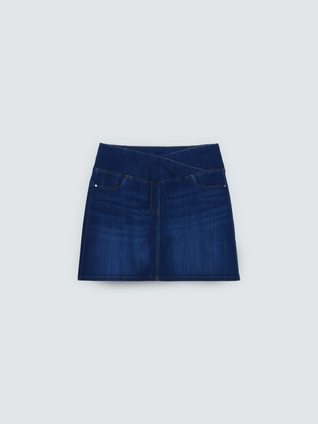 Minigonna in denim linea ad A