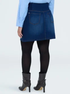 Minigonna in denim linea ad A