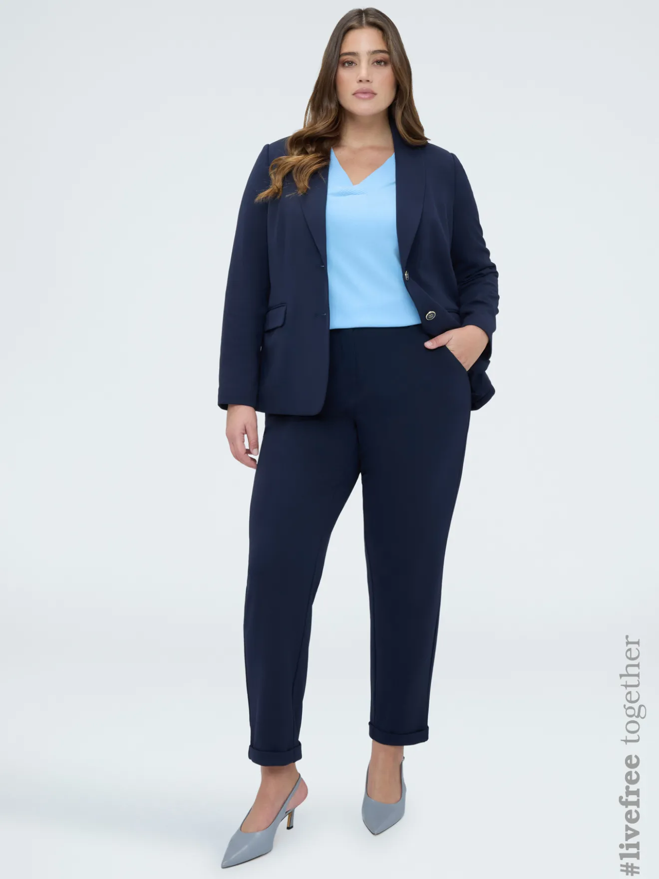 Pantaloni Ballon in tessuto stretch