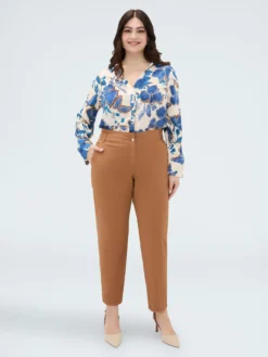 Pantaloni Balloon in misto cotone