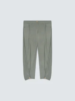 Pantaloni Balloon in misto lino