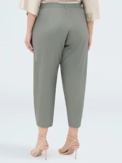 Pantaloni Balloon in misto lino
