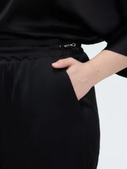 Pantaloni Balloon in raso stretch