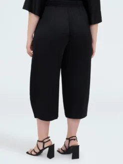 Pantaloni Balloon in raso stretch