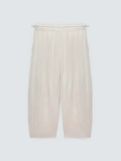 Pantaloni Balloon in raso stretch