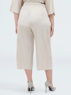 Pantaloni Balloon in raso stretch