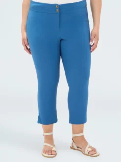 Pantaloni Capri con spacchetti