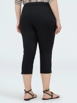Pantaloni Capri in misto cotone