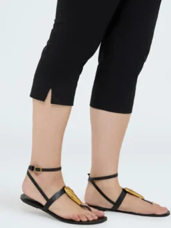 Pantaloni Capri in misto cotone