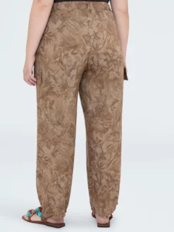 Pantaloni cargo con stampa