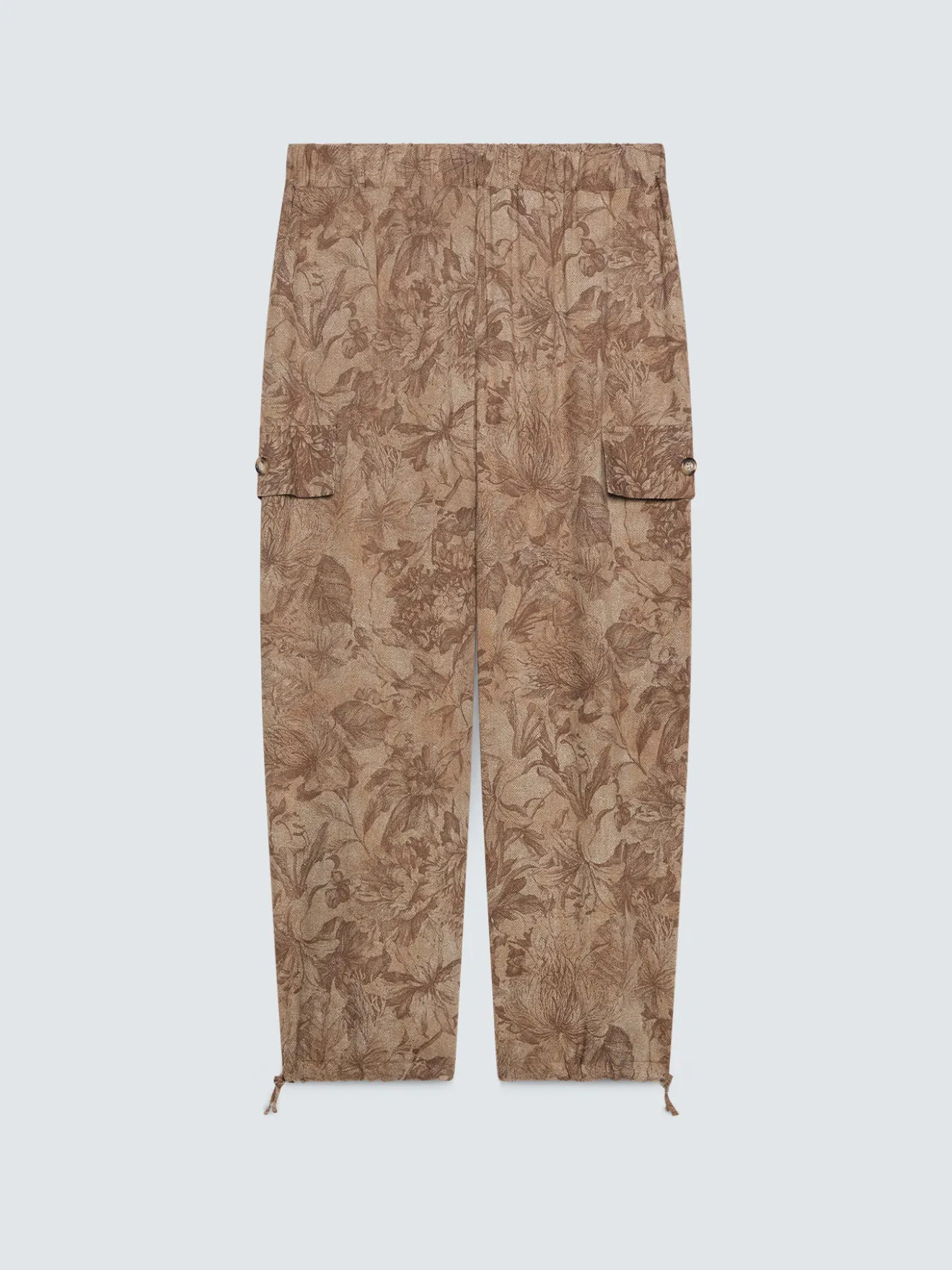 Pantaloni cargo con stampa