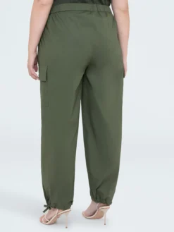 Pantaloni cargo in cotone